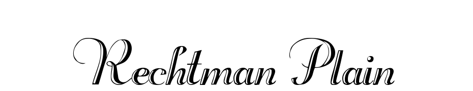Rechtman Plain cкачать шрифт бесплатно